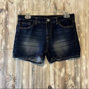 Old Navy Youth Girls Dark Denim Shorts Size 16